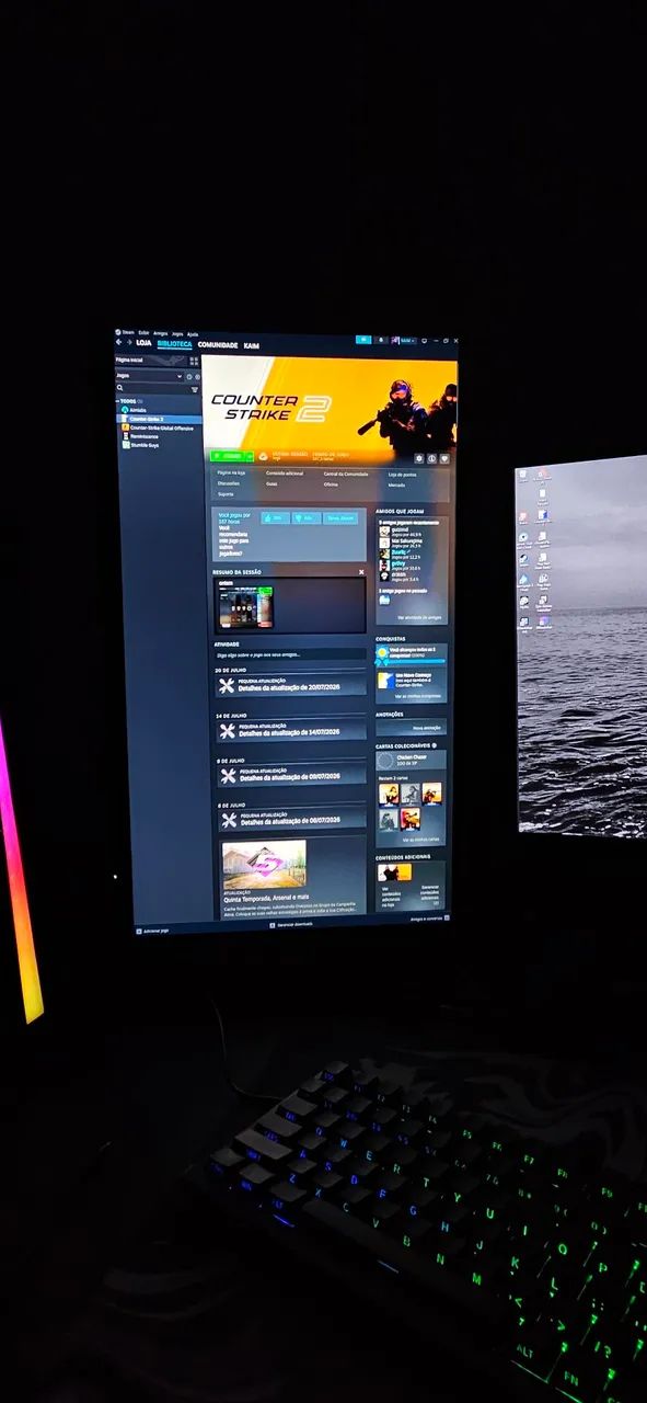 Aoc Destiny 240hz 25p (com caixa) - Foto 3
