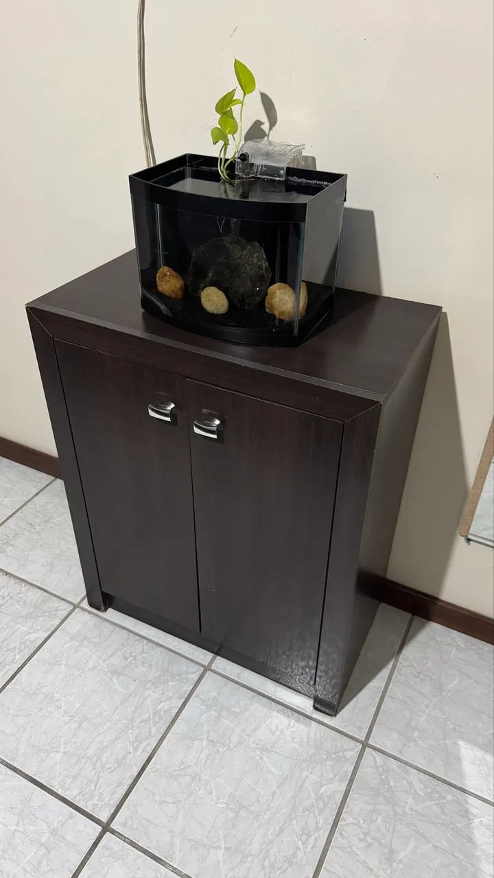 MÓVEL MULTIUSO COM AQUARIO 