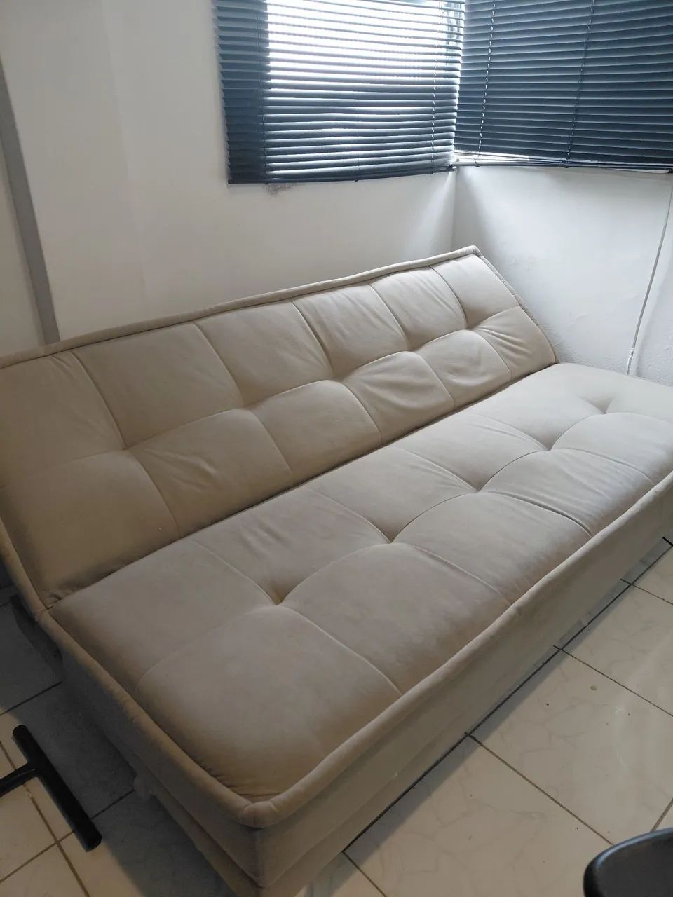 Sofa cama em suede  - Foto 2