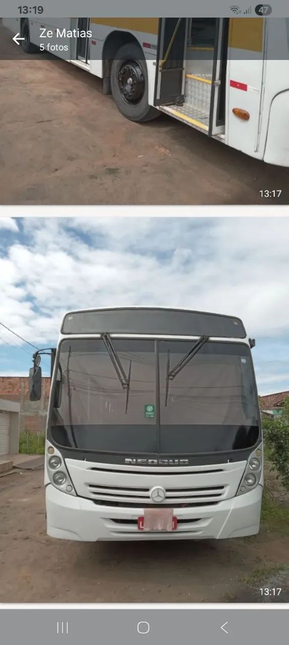Ônibus em ótimo estado, pronto para trabalhar 