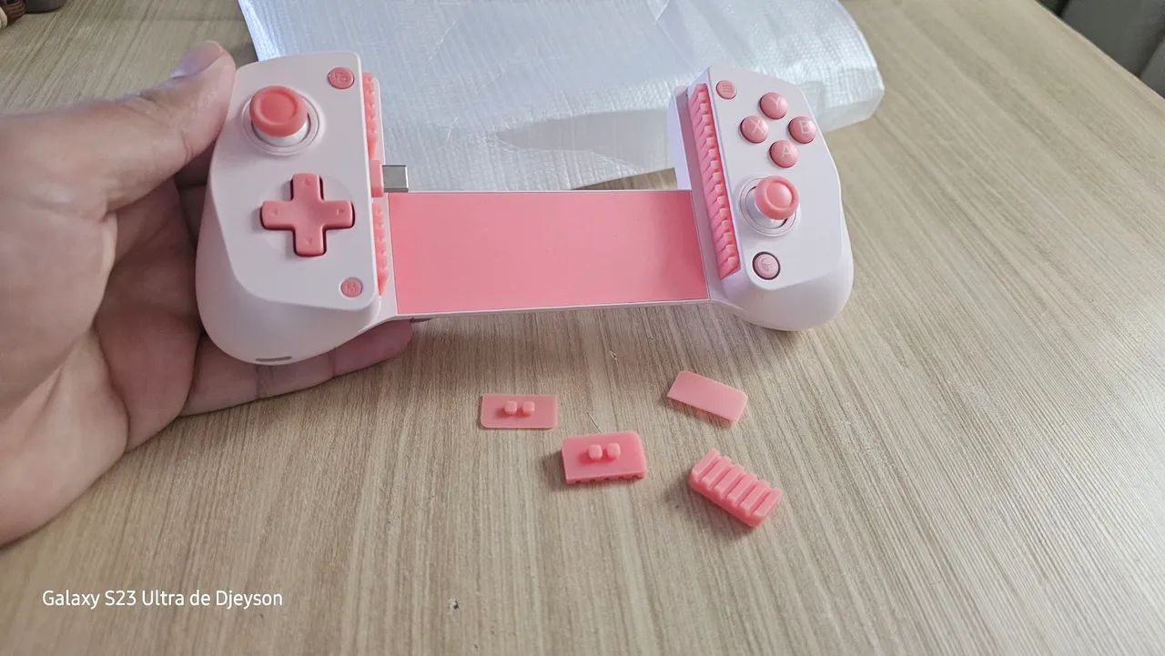 Controle GameSir para celular x5 lite rosa - Foto 3