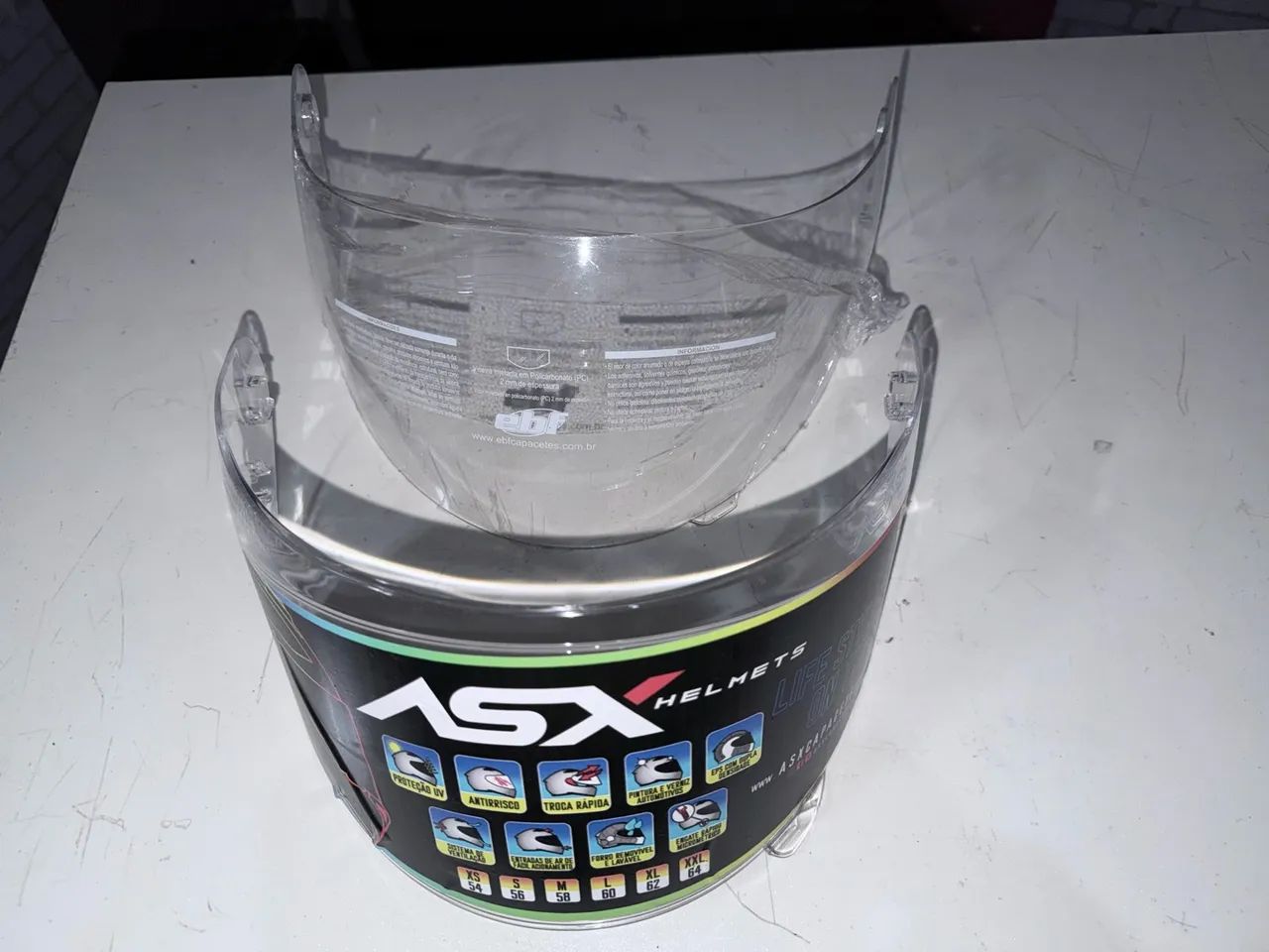 Viseira ASX e EBF