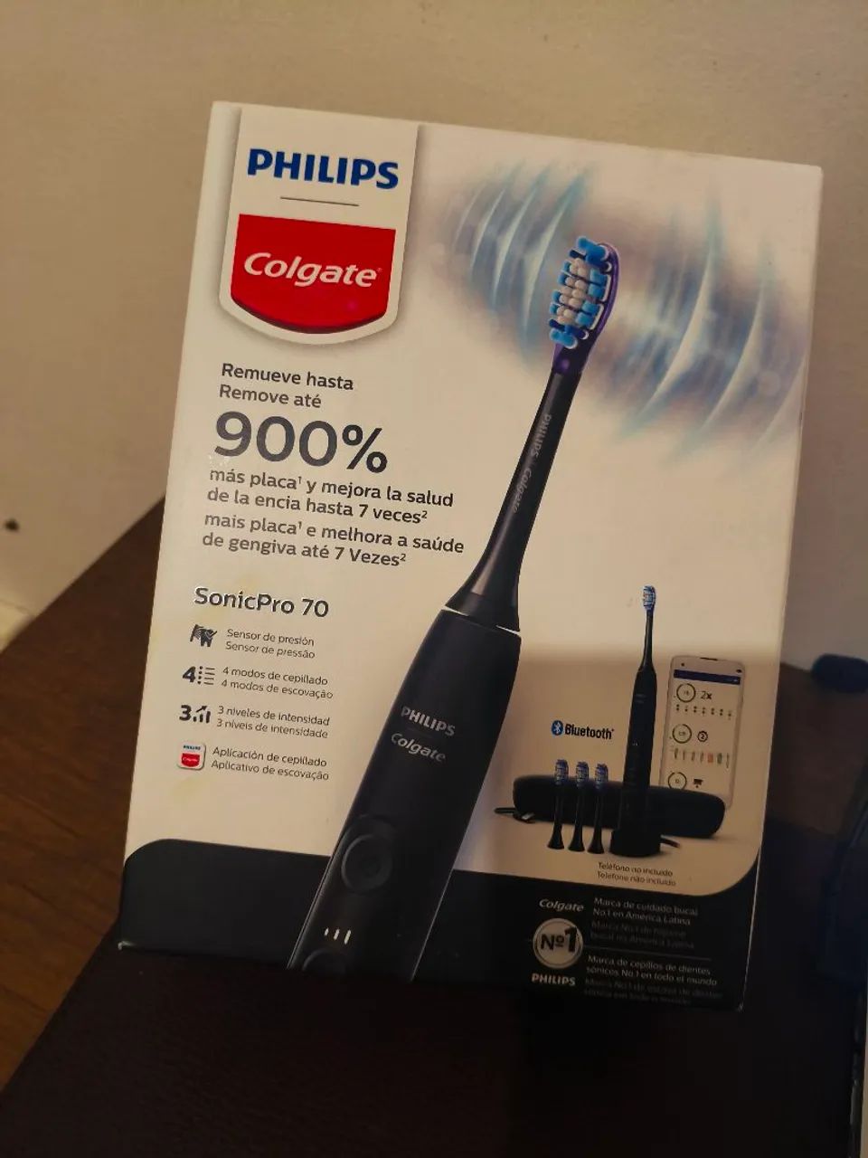 Escova de dente elétrica Philips Colgate Sonic Pro 70 - Foto 2