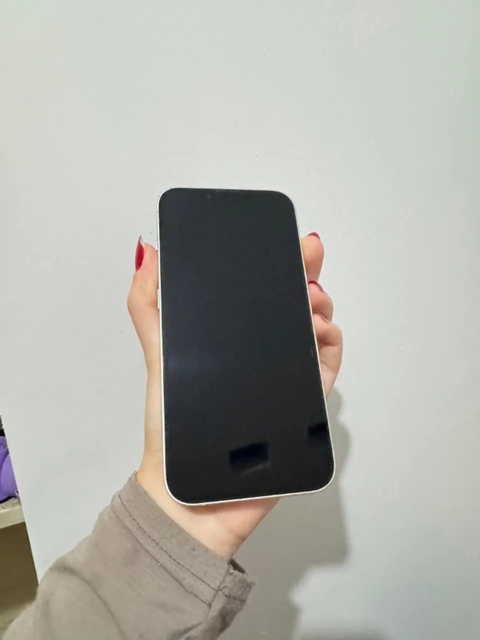 iPhone 14 128GB Apple  Branco com Película e Caixa e 2 Capinhas / 85% Saúde da Bateria - Foto 2