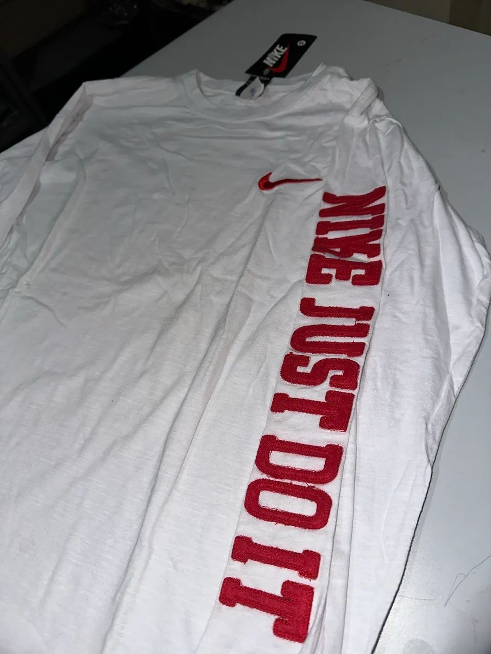 Manga Longa Nike Branca - Foto 2