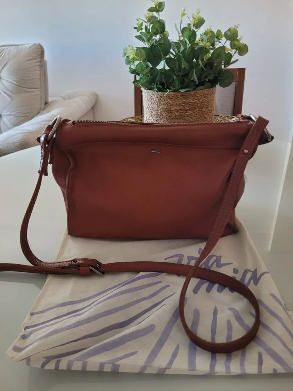 Bolsa em couro Via Mia