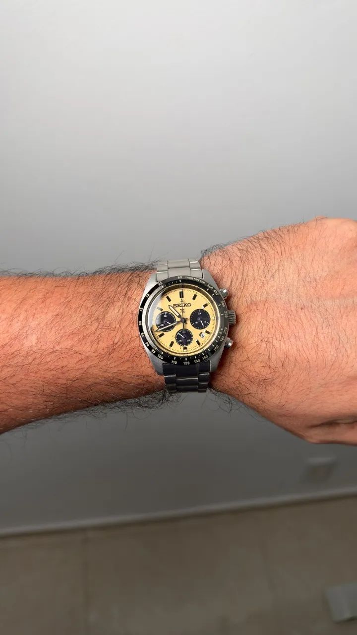 Relógio Seiko Speedtimer SSC817 Cronógrafo - Impecável - Foto 5