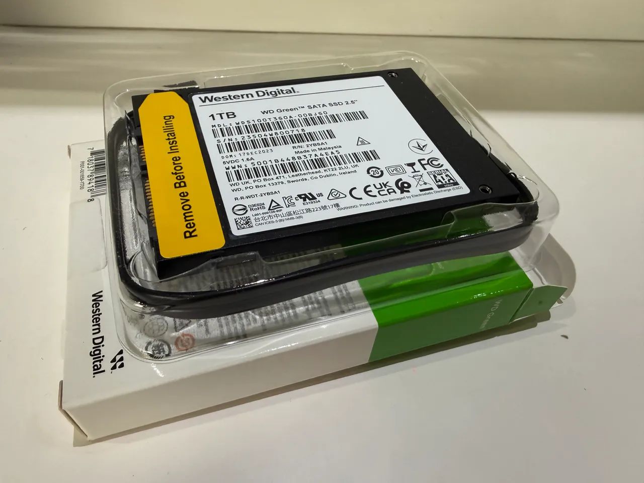 SSD 1TB WD Green SATA III - Novo Lacrado - Armazenamento - Vila