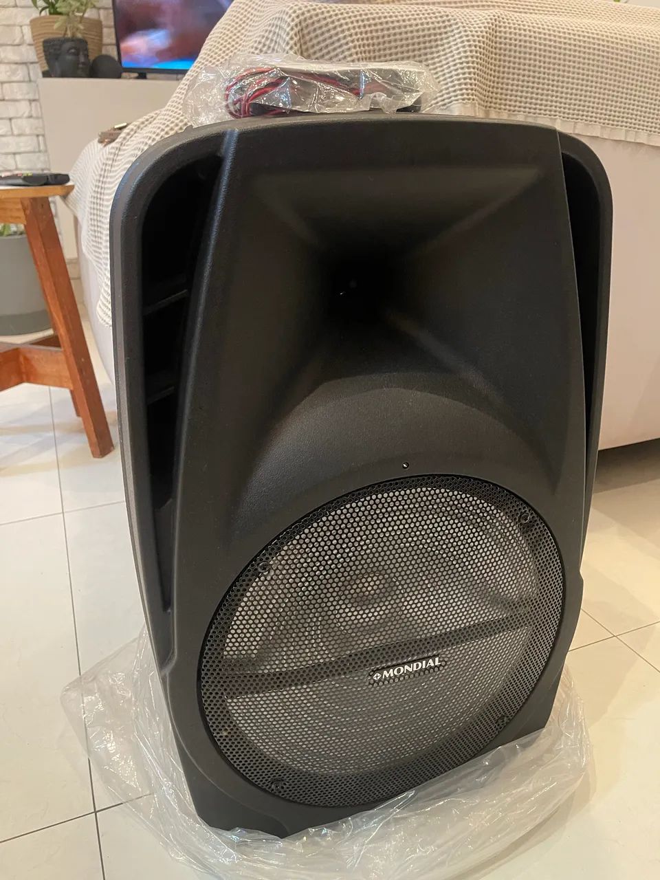 Caixa de som amplificada cm14 mondial