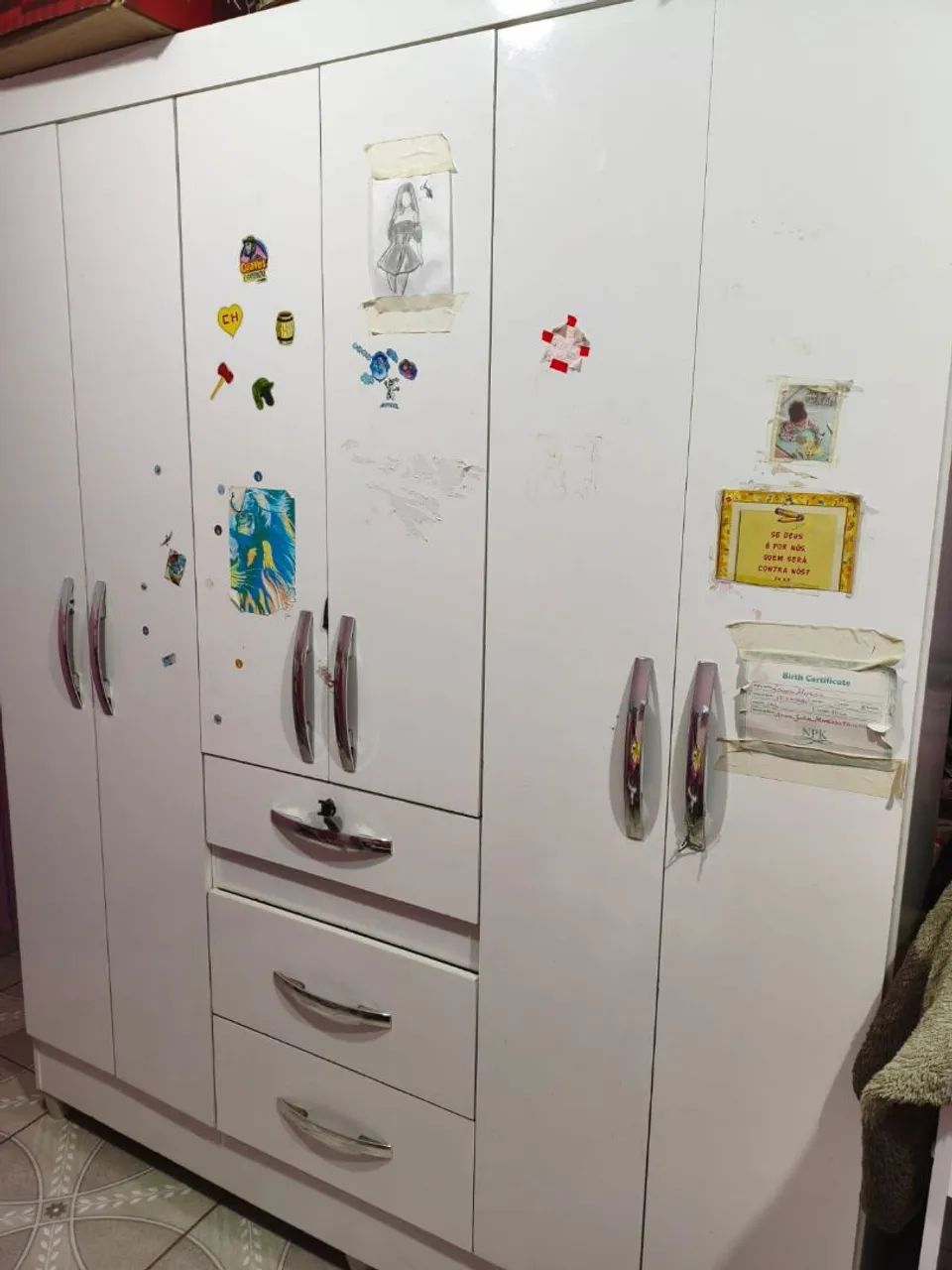 Vendo guarda roupa usado 