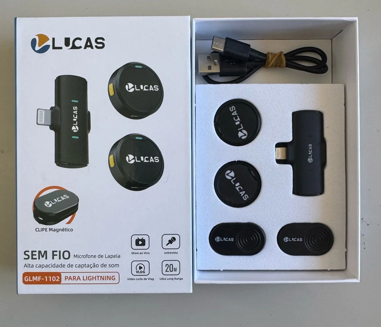 MICROFONE LAPELA 