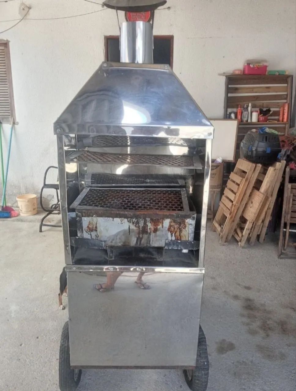 Carrinho Inox de espetinho  - Foto 4