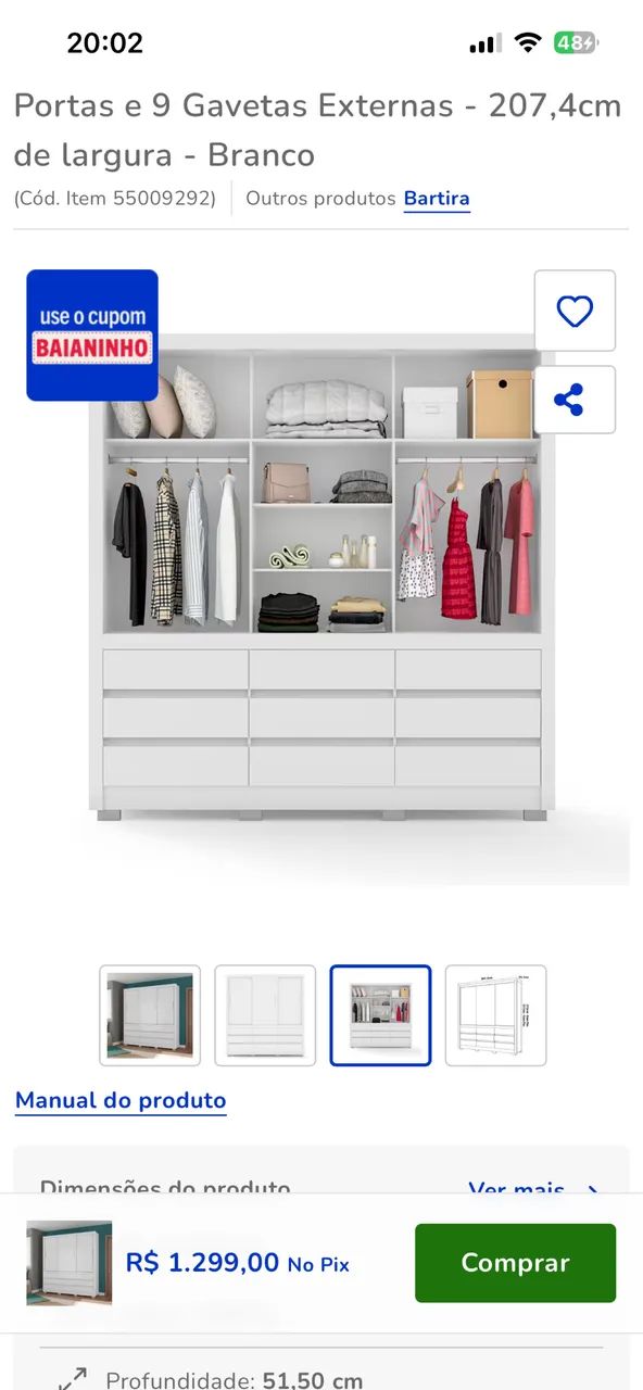 Guarda roupa  - Foto 4