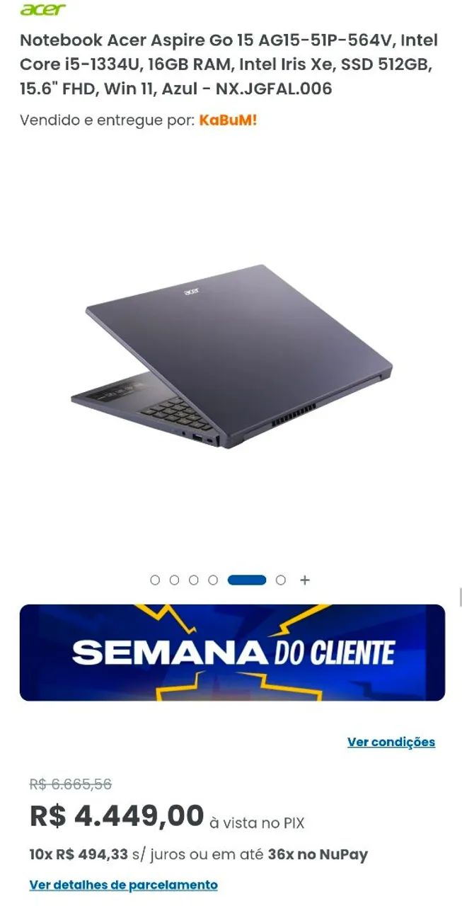 Acer Aspire vendo parcelado sem juros  - Foto 5