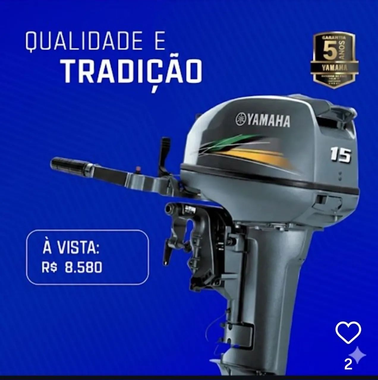 YAMAHA MOTOR DE POPA consórcio  - Foto 2