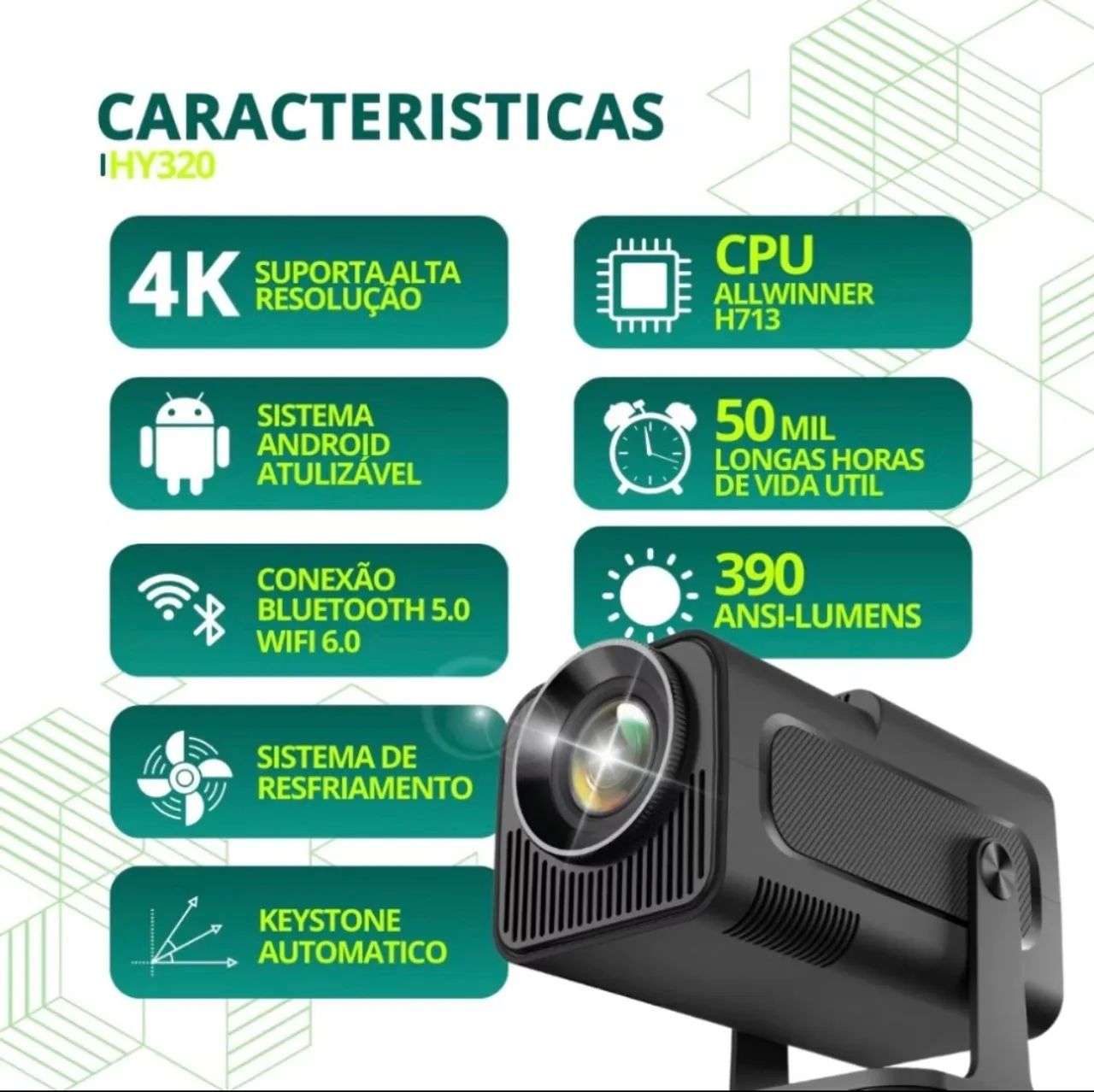 Projetor Multimídia HY-103 - Foto 3