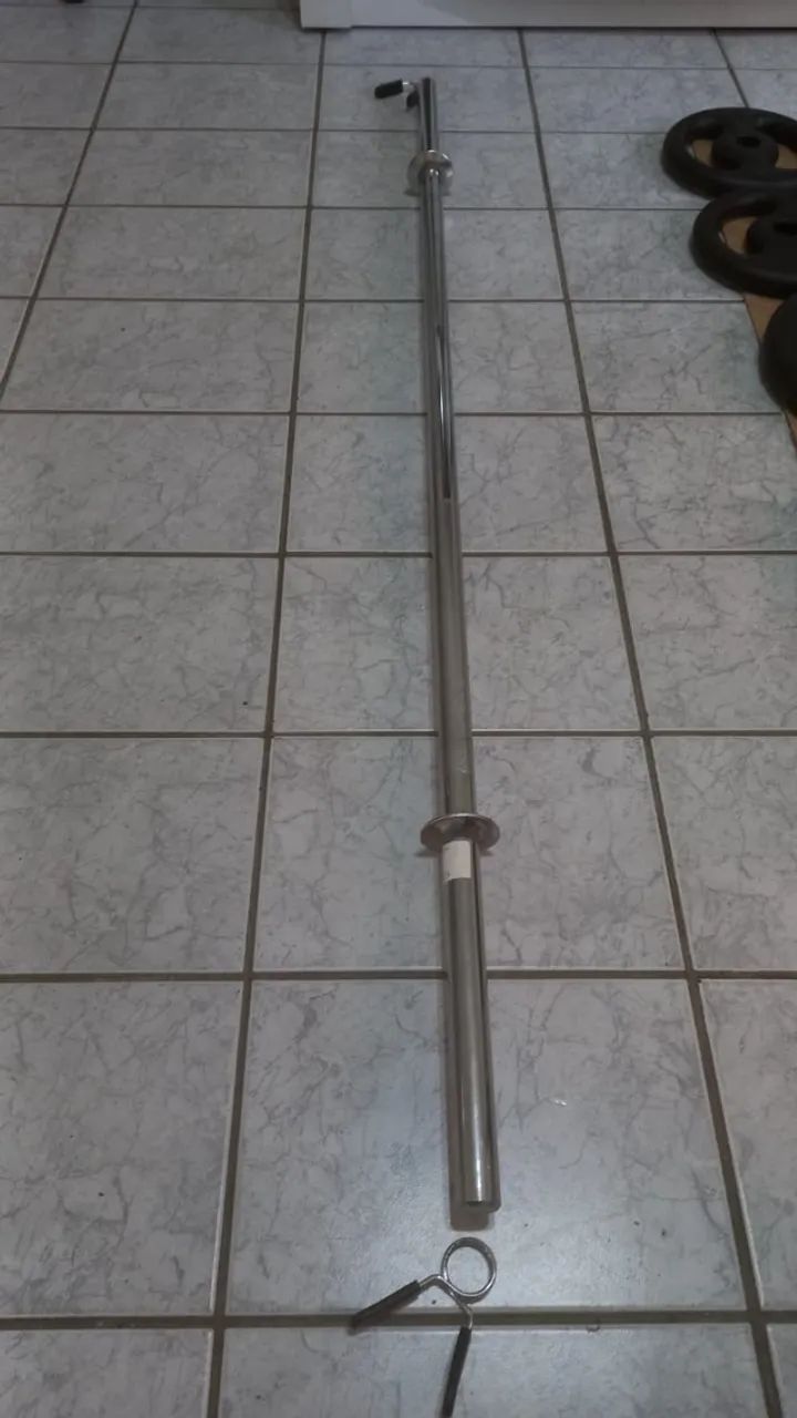 Kit Anilhas e Barras para Musculação - Foto 3