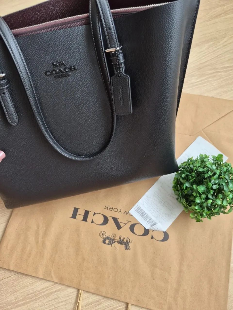 Bolsa Coach Original em couro - Foto 2