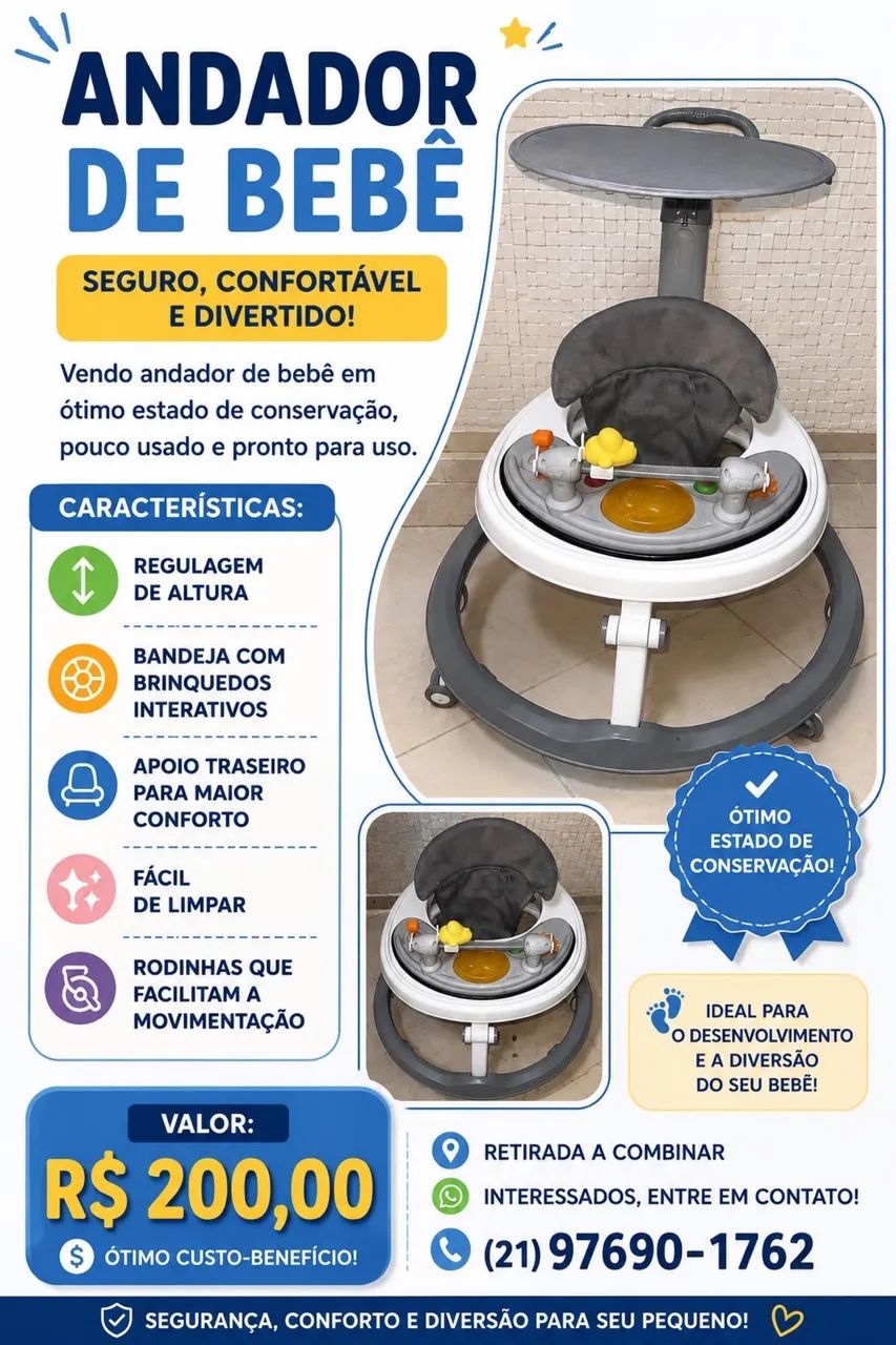 Andador de bebê 
