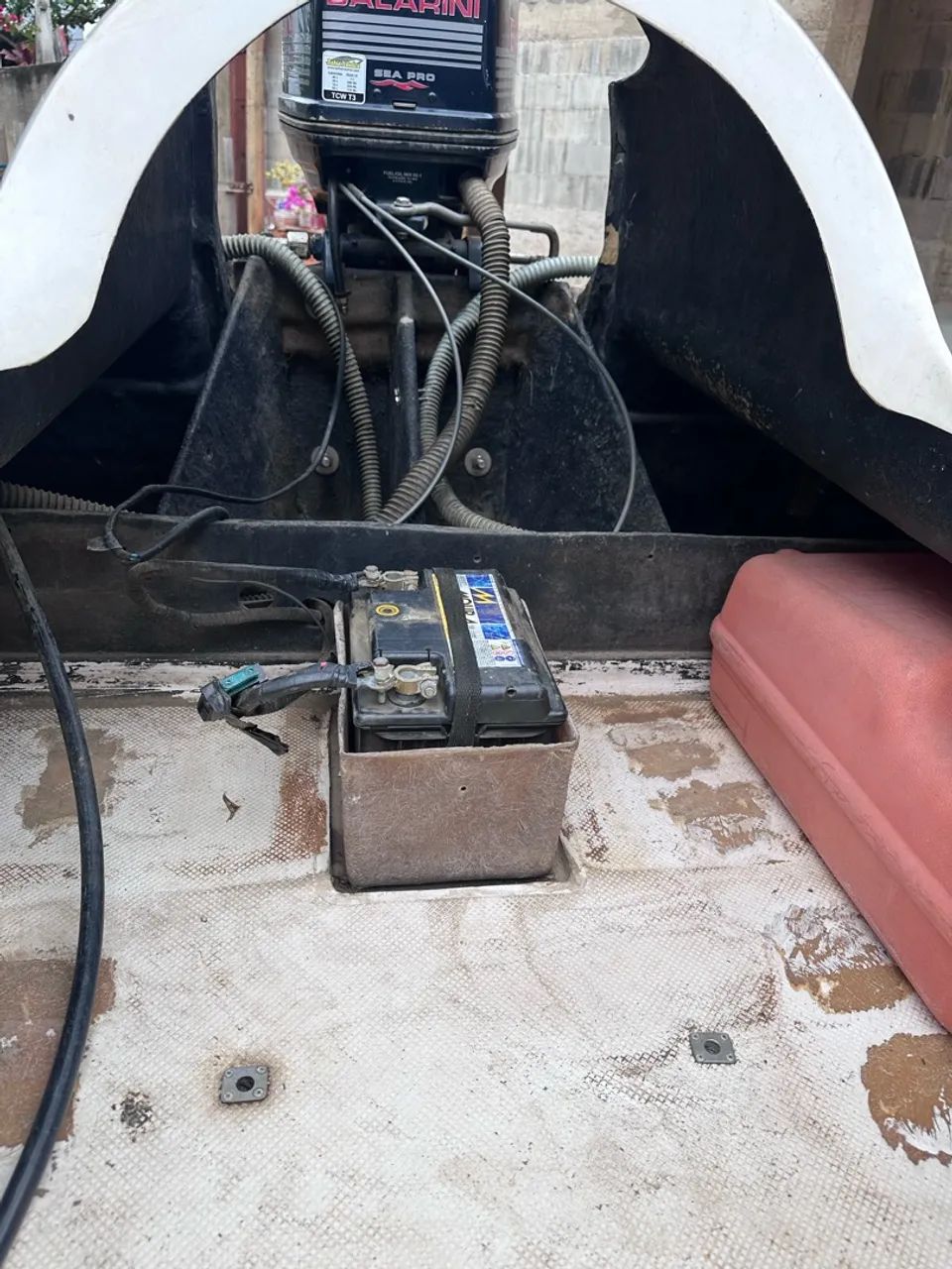 Lancha Catamarã 1987 Motor Forcer - Foto 5