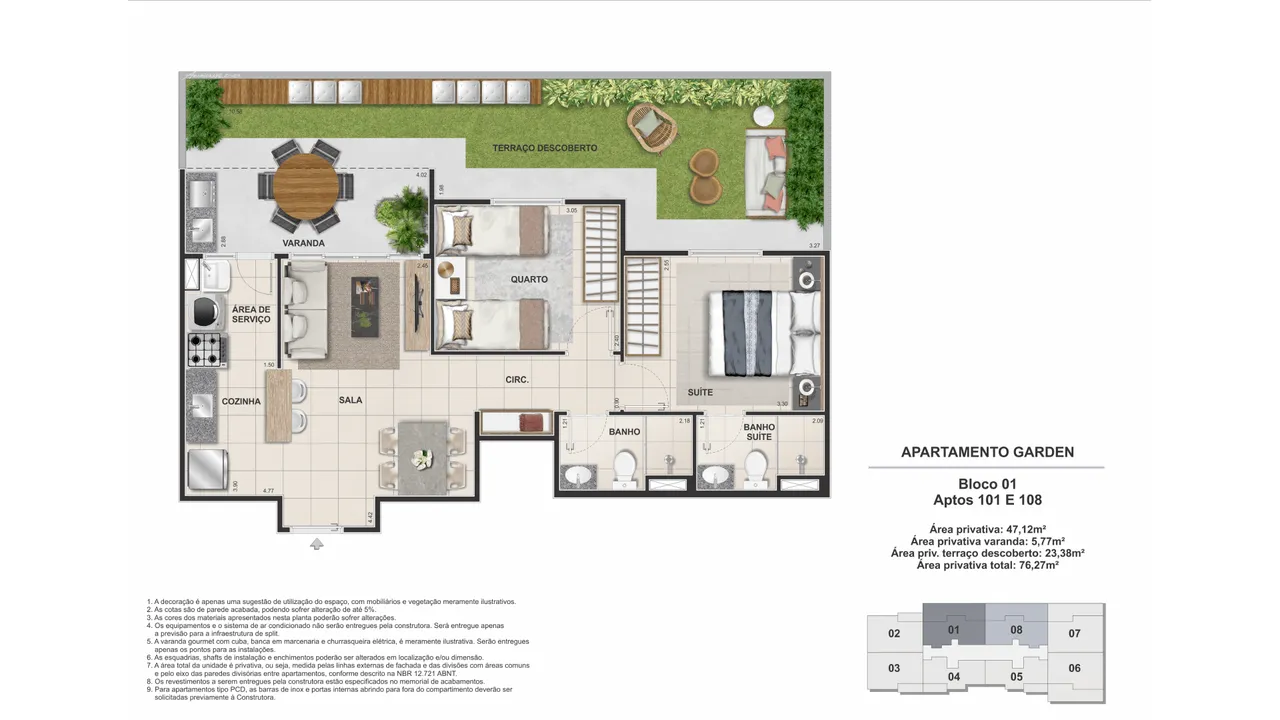 PLANTA 52m²