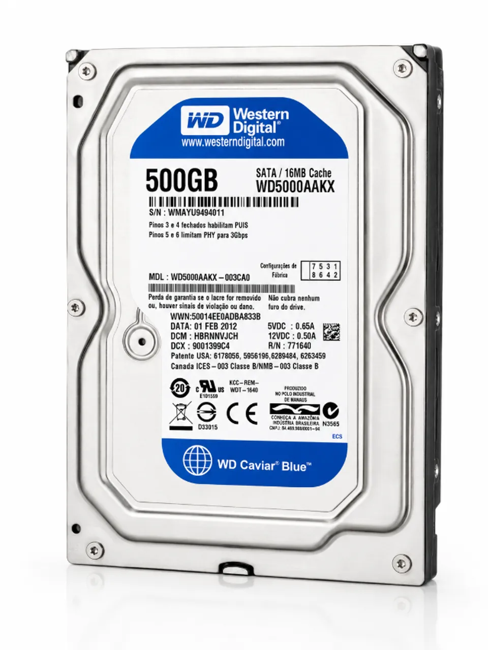 SSD Crucial BX500 500GB Sata lll 2.5. - Armazenamento - Tatuapé