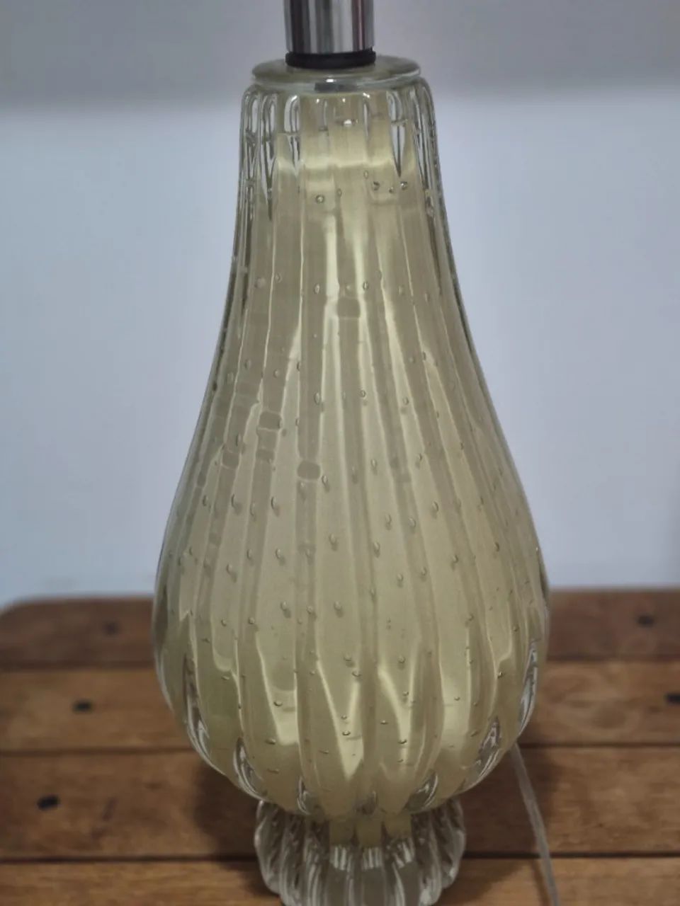 Abajur murano ambar 