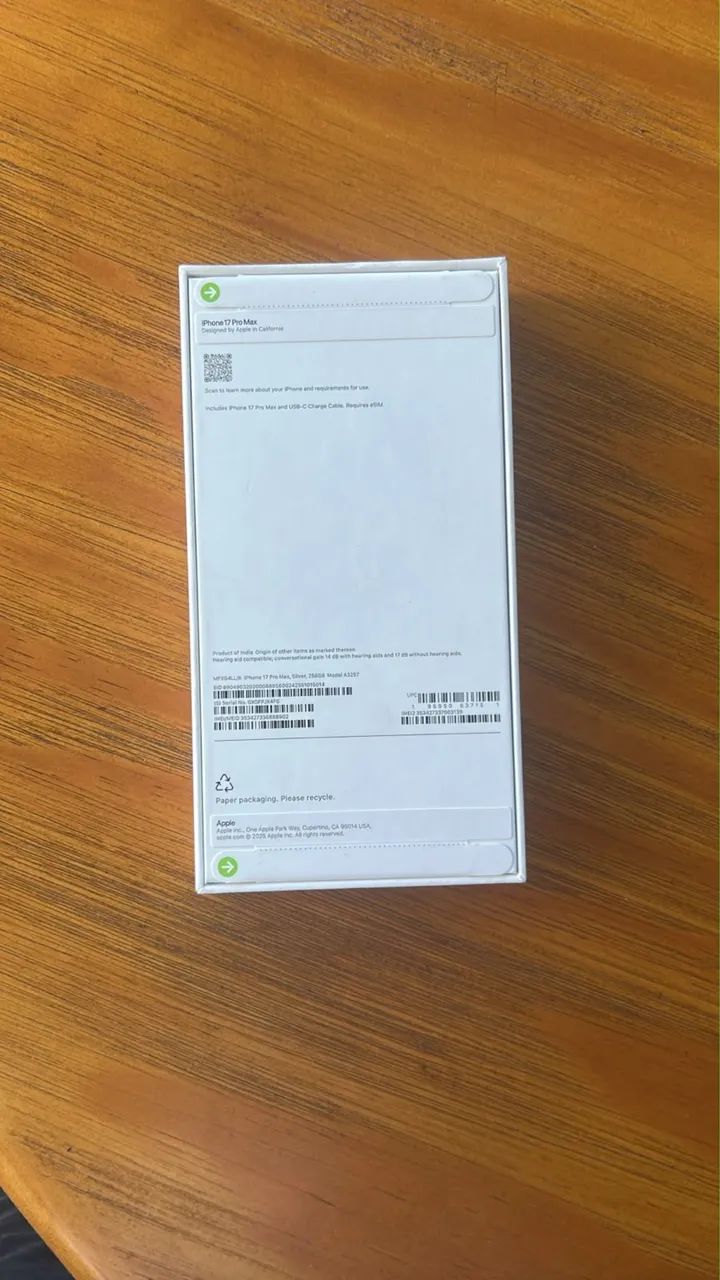 LACRADO - Iphone 17 PRO MAX - 256 GB - Prata - Foto 2