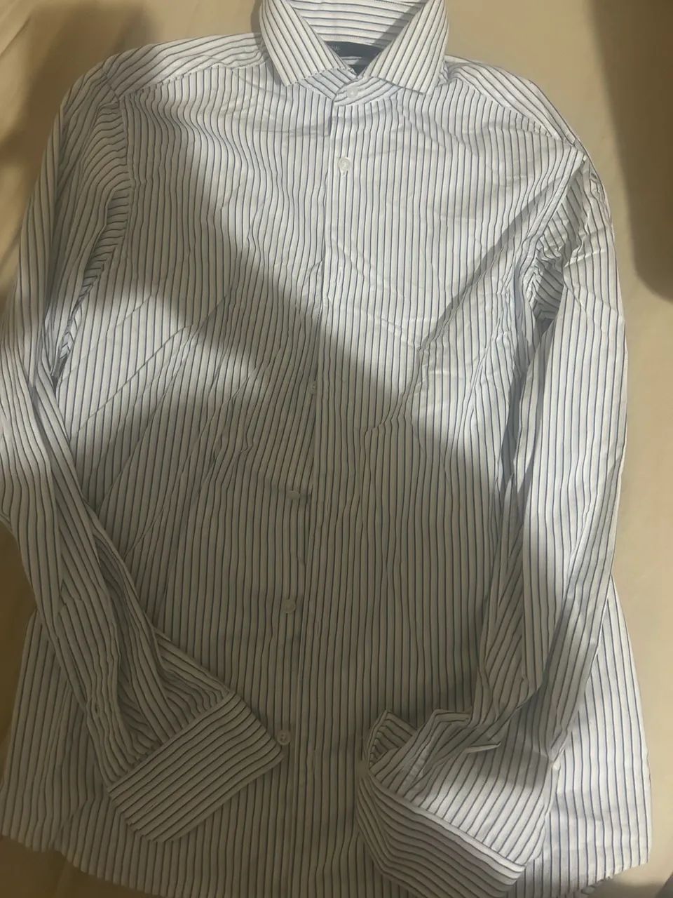 camiseta manga longa, branca. Nova. - Foto 4