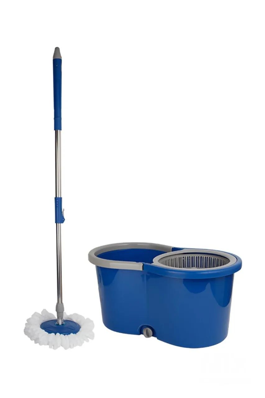 MOP GIRATÓRIO 360º COM BALDE E CESTO 13L - CLEAN TECH