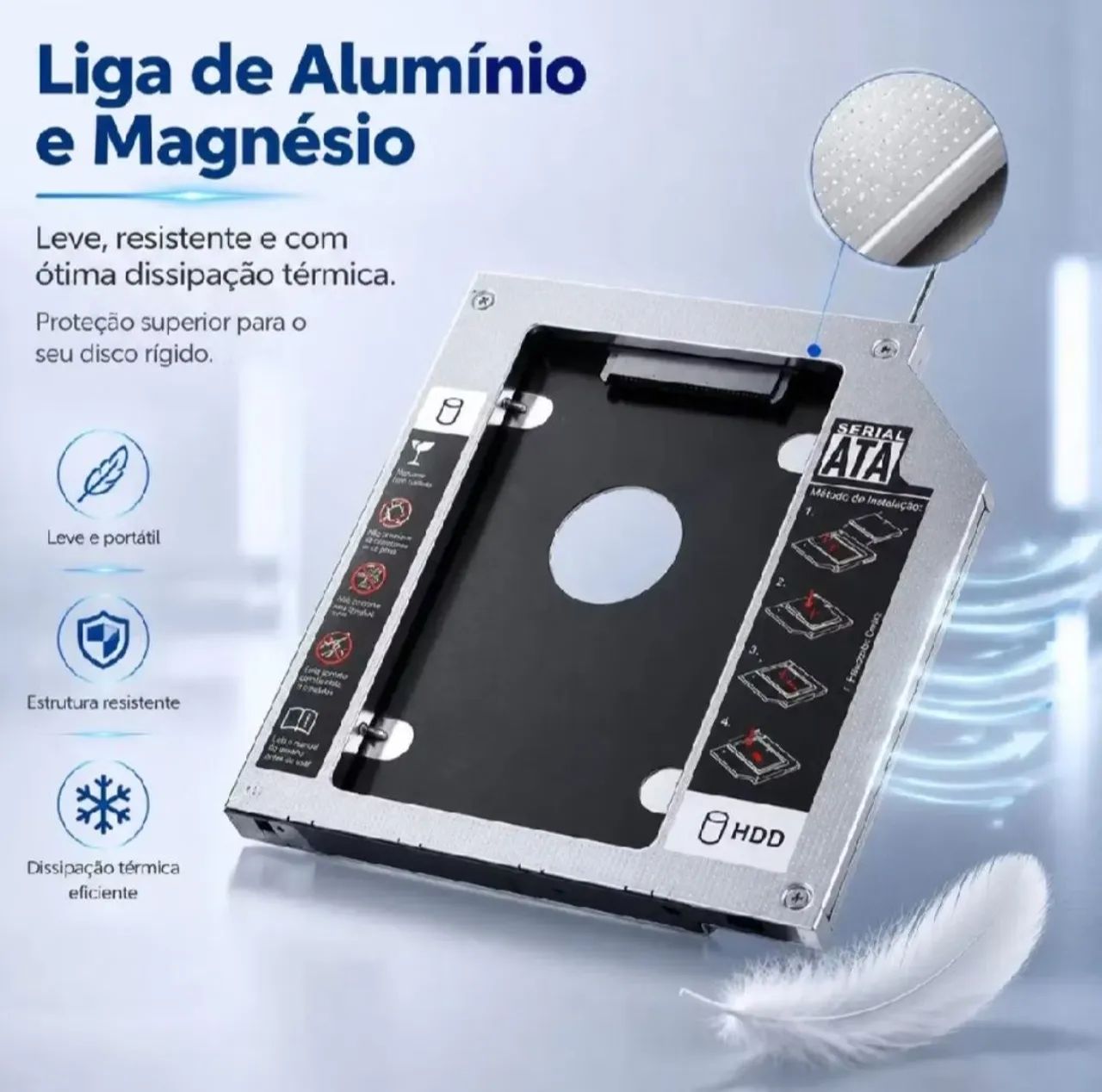 Caddy para HD ou SSD - Foto 3