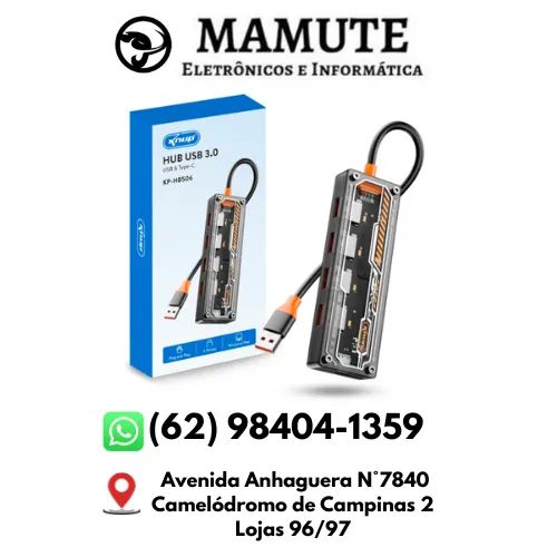 Hub Usb 3.0 Knup 4 Saídas Plug And Play
