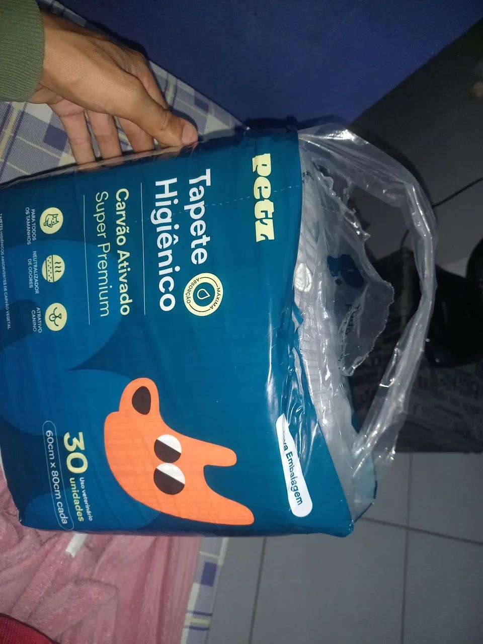 Tapete higiênico CARVÃO ATIVADO super Premium/ Marca PETZ - Foto 3