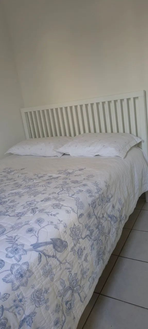 Cama de casal branca Tok stok - Foto 3