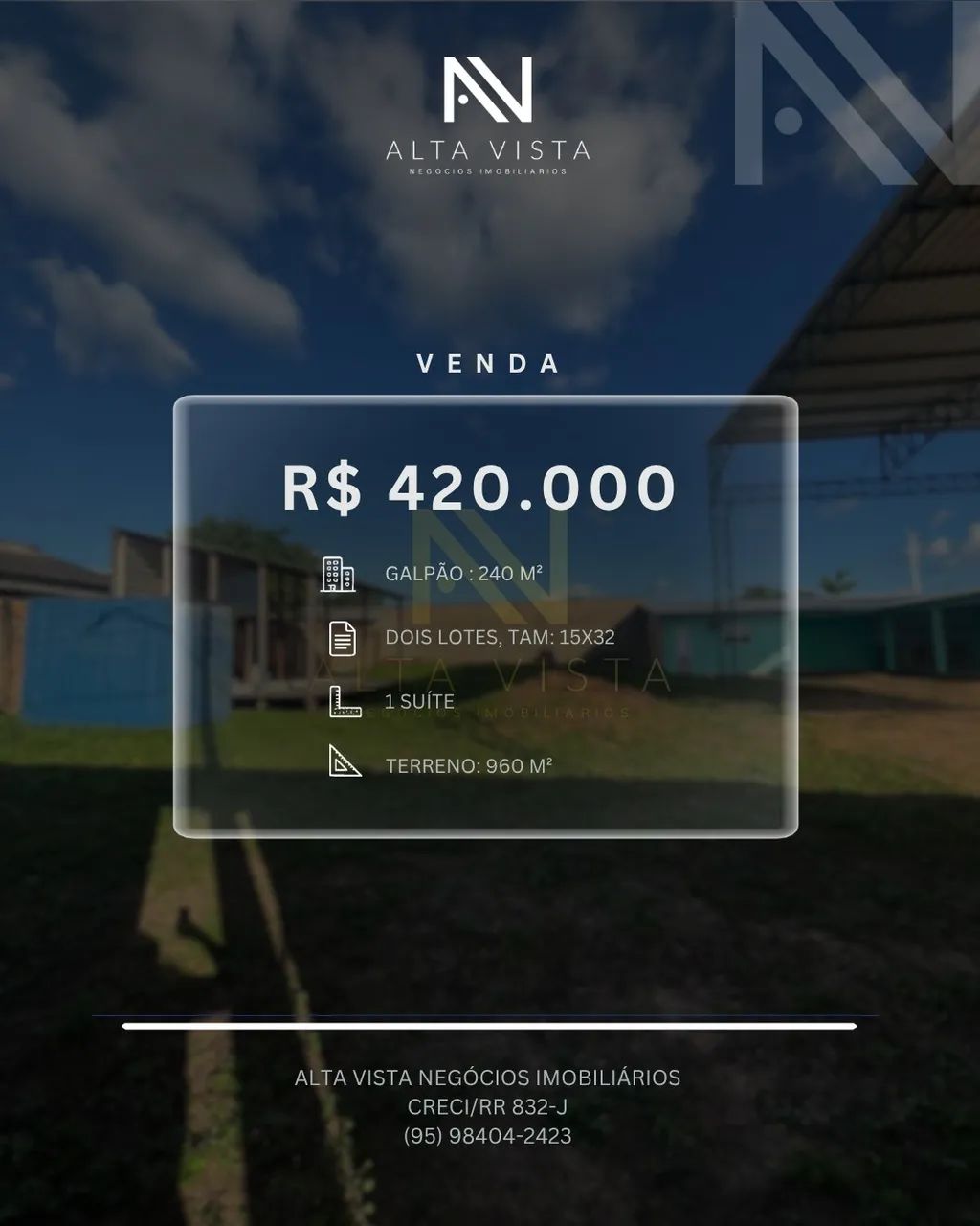 Galpão 240m² com 1 vaga em Santa Cecília - R$ 420 mil - Foto 3