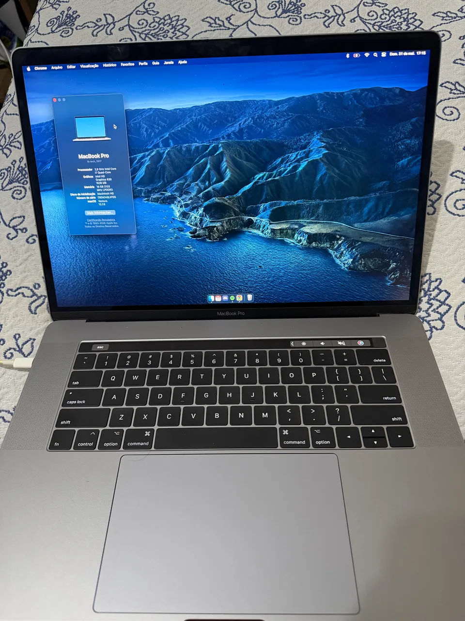 macbook pro 2017 16gb