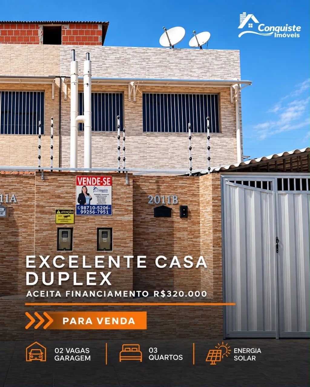 Duplex disponível para venda