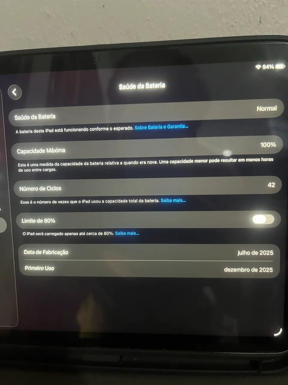iPad 11ª geração silver 256GB - Foto 4