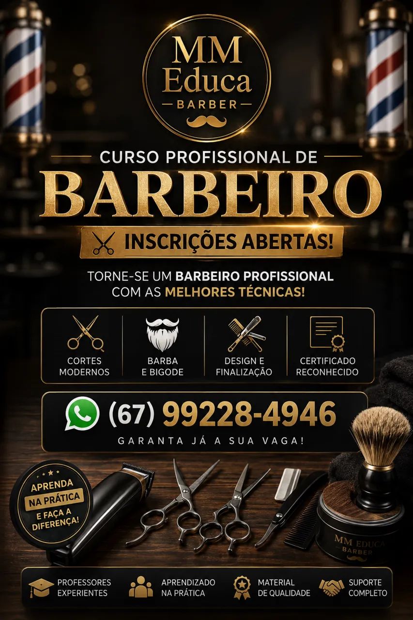 Curso de Barbeiro Profissional 