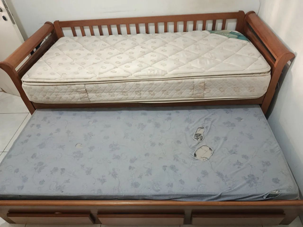 Bi cama com 3 gavetas e acompanha o colchão de cima - Foto 5