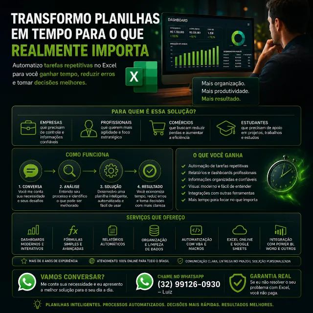 Excel Profissional: Automações, Dashboards e Soluções Inteligentes Picos - Foto 2