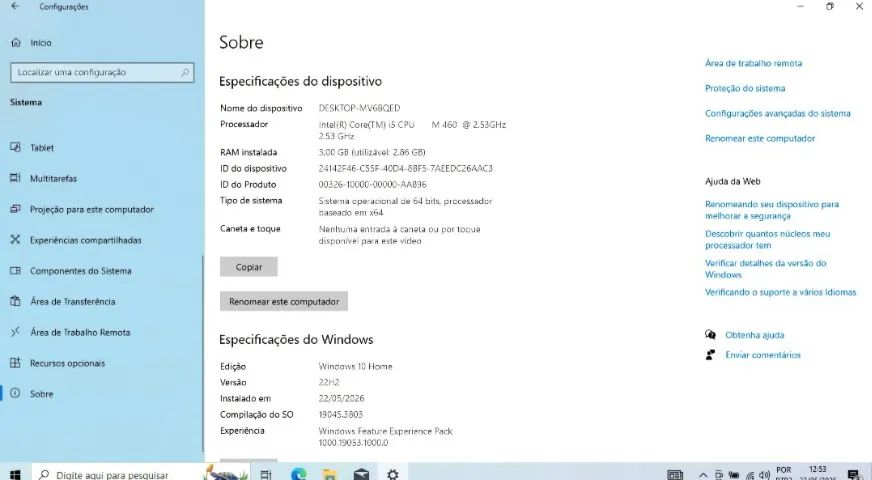 Notebook HP i5 com SSD de 240 gb - Foto 2