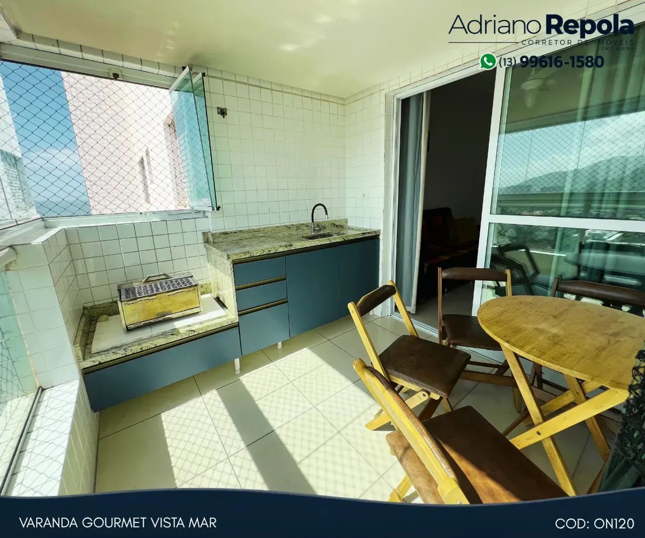 Apartamento com varanda vista mar - Prédio com piscina - Foto 2