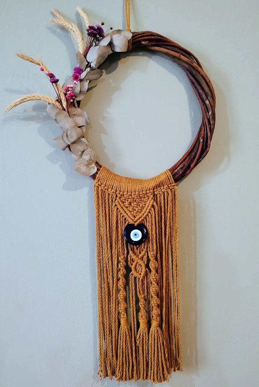 Transforme sua casa com essa linda decoração de porta em Macramé  - Foto 2