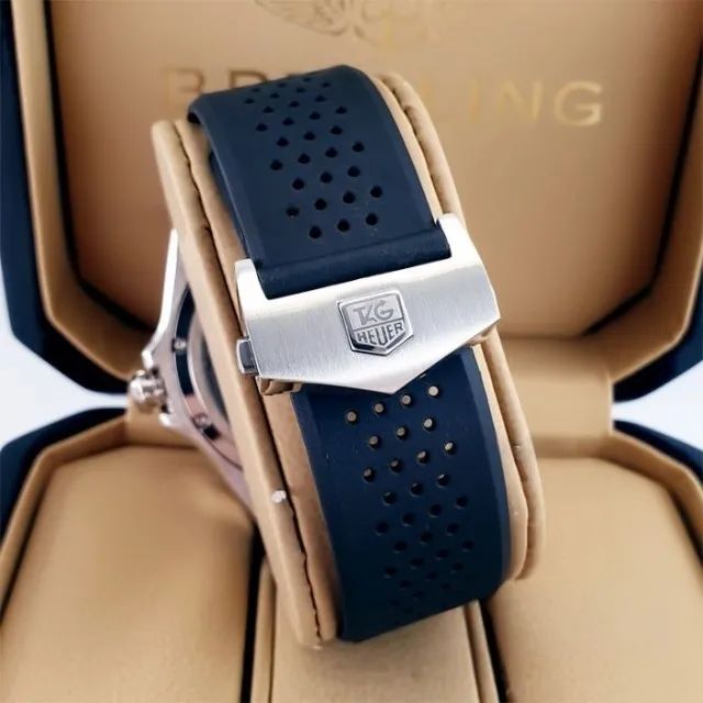 RELOGIO TAG HEUER PENDULUM PRATA 45MM - Foto 5
