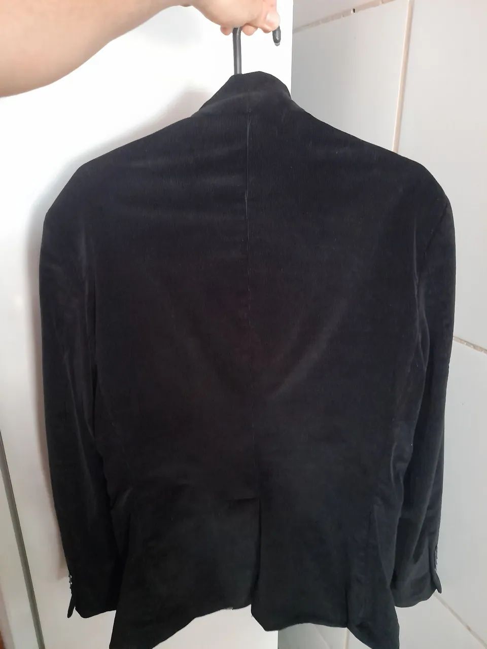 BLAZER SLIM FIT de veludo Preto  - Foto 2