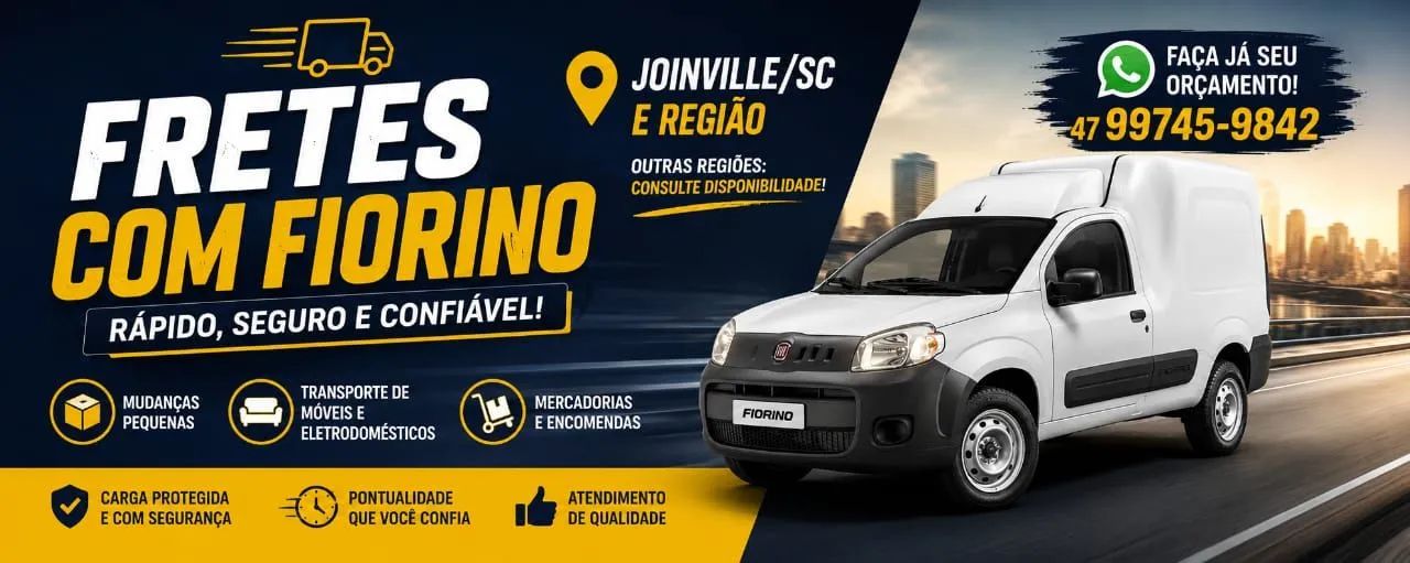 Fretes com Fiorino em Joinville e Região - Foto 2