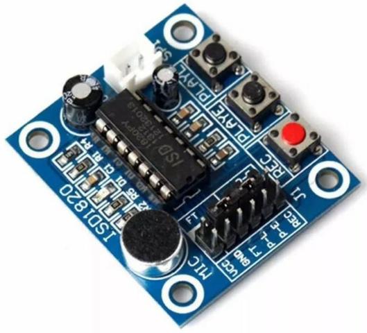 COD-AM179 Modulo Gravador De Voz De Som Player Isd1820 Arduino Automação Robotica - Foto 2