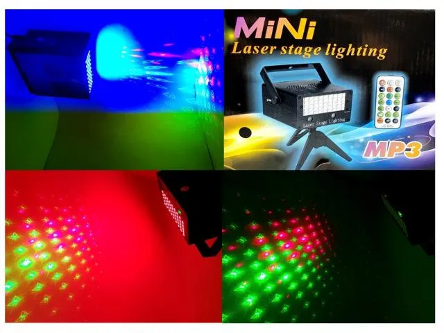 Projetor Laser + Strobo Rgb 2x1