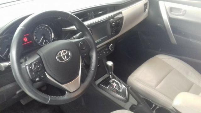 Toyota Corolla xei at muito novo, bancos de couro bege claro, um luxo de carro - Foto 4